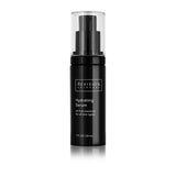 Black bottle with pump top of Revision Skincare hydrating serum. Oil-free moisture for all skin types. 