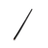 Black eyebrow brush with angle precision tip with the word LABB on it. It is laying on a white background. 