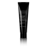 Black bottle of Revision skincare Intellishade TruPhysical. The text on the bottle states that the product is anti-aging tinted daily mousturizer with 100% mineral sunscreen that is SPF 45. 